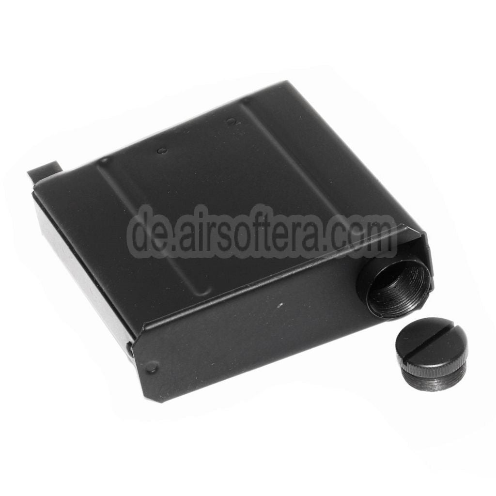 WELL 18rd Co2 Magazin Geeignet für AW338 G96 G96D Bolt Action Scharfschützengewehre Airsoft Schwarz