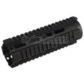 AirsoftEra 7 Zoll Aluminum RIS Handschutz Schienen System geeignet für M4 M16 Serie AEG Gewehre Schwarz