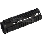 AirsoftEra 7 Zoll Aluminum RIS Handschutz Schienen System geeignet für M4 M16 Serie AEG Gewehre Schwarz