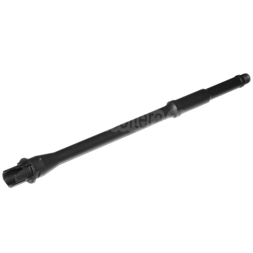 5KU 368mm 14.5 Zoll Aluminium Mid Length Außenlauf -14mm CCW Gegen den Uhrzeigersinn Geeignet für M4 M16 Serie AEG Gewehre Airsoft Schwarz