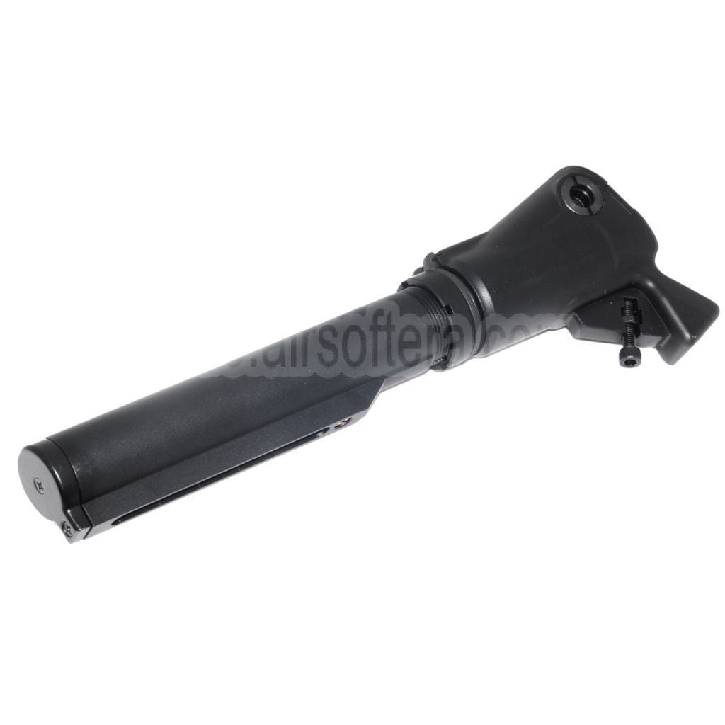 Golden Eagle Einziehbarer Gastankschaft Geeignet für JG Jing Gong Golden Eagle Tokyo Marui M870 Schrotflinte Airsoft Schwarz