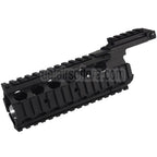 AirsoftEra 210mm Aluminum KAC Stil RAS II Handschutz Schienen System geeignet für M4 M16 Serie AEG Gewehre Schwarz