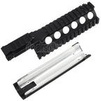 AirsoftEra 210mm Aluminum KAC Stil RAS II Handschutz Schienen System geeignet für M4 M16 Serie AEG Gewehre Schwarz