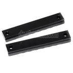 CYMA 2pcs 20mm Picatinny Schienenabschnittssatz Geeignet für Umarex MP7 Serie AEG GBB Gewehre Airsoft Schwarz