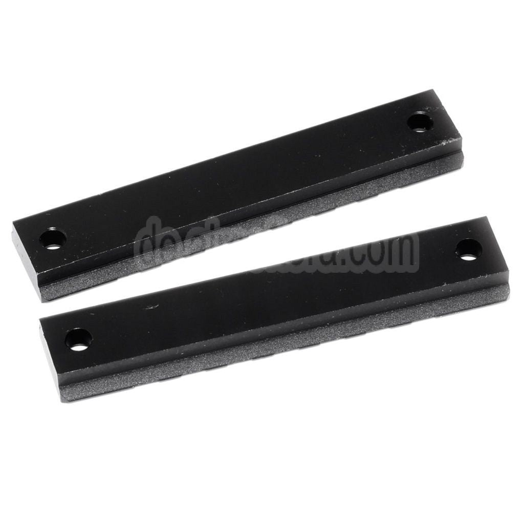 CYMA 2pcs 20mm Picatinny Schienenabschnittssatz Geeignet für Umarex MP7 Serie AEG GBB Gewehre Airsoft Schwarz