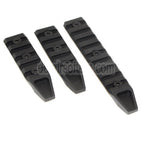 AirsoftEra 3pcs 115mm/75mm/75mm UXR4 Keymod Schienenset Schwarz