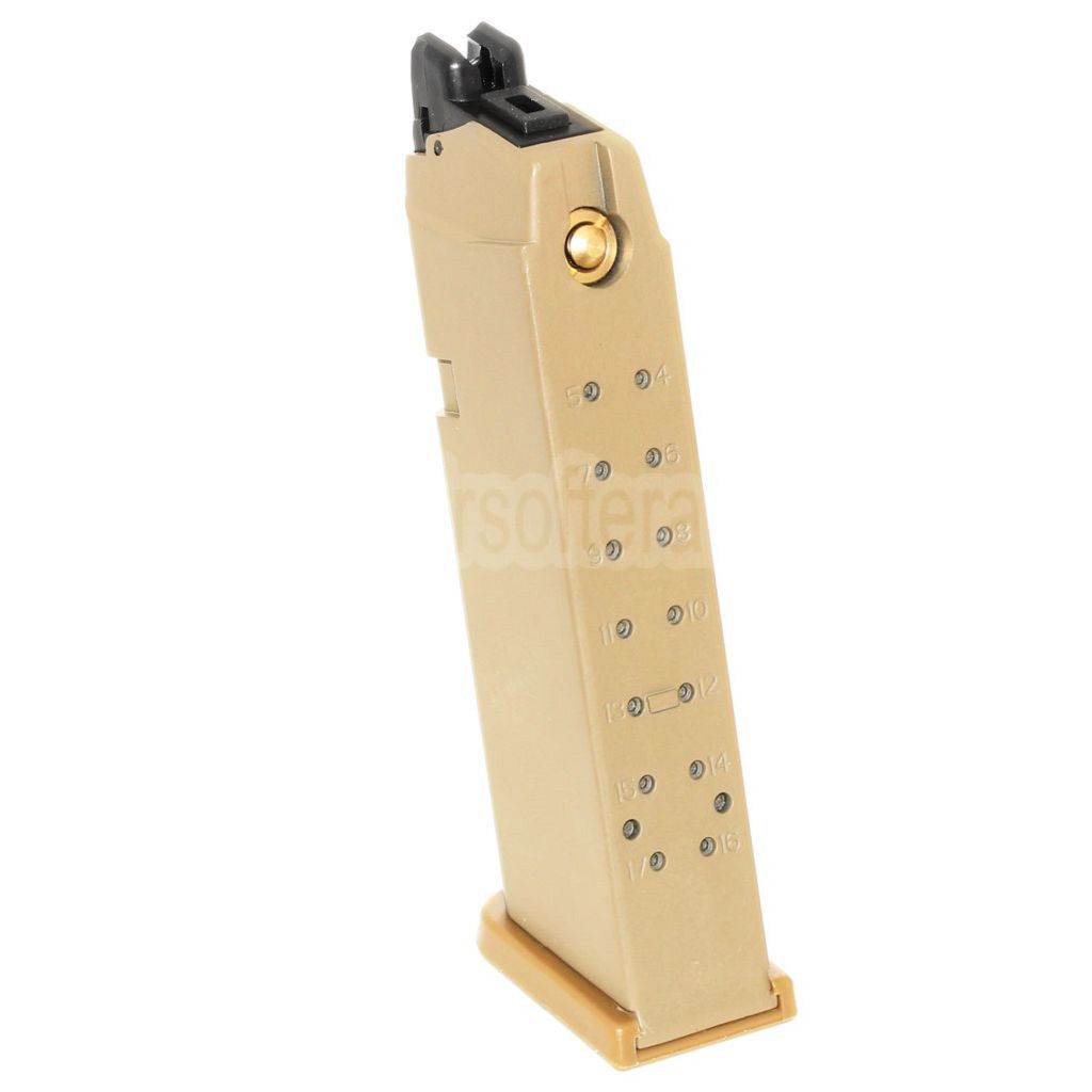 AirsoftEra 24rd Gas Magazin Geeignet für G17 G18C G34 G35 G-Serie GBB Pistolen