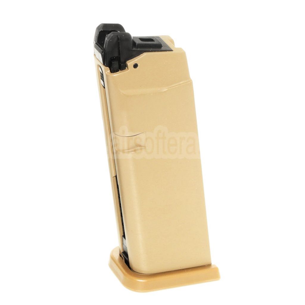 AirsoftEra 20rd Gas Magazin Geeignet für G19 G23 G26 Serie GBB Pistolen