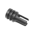 AirsoftEra 44mm AR15 601 Stil Mündungsfeuerdämpfer Geeignet für -14mm CCW Gegen den Uhrzeigersinn Lauf Gewehre Schwarz
