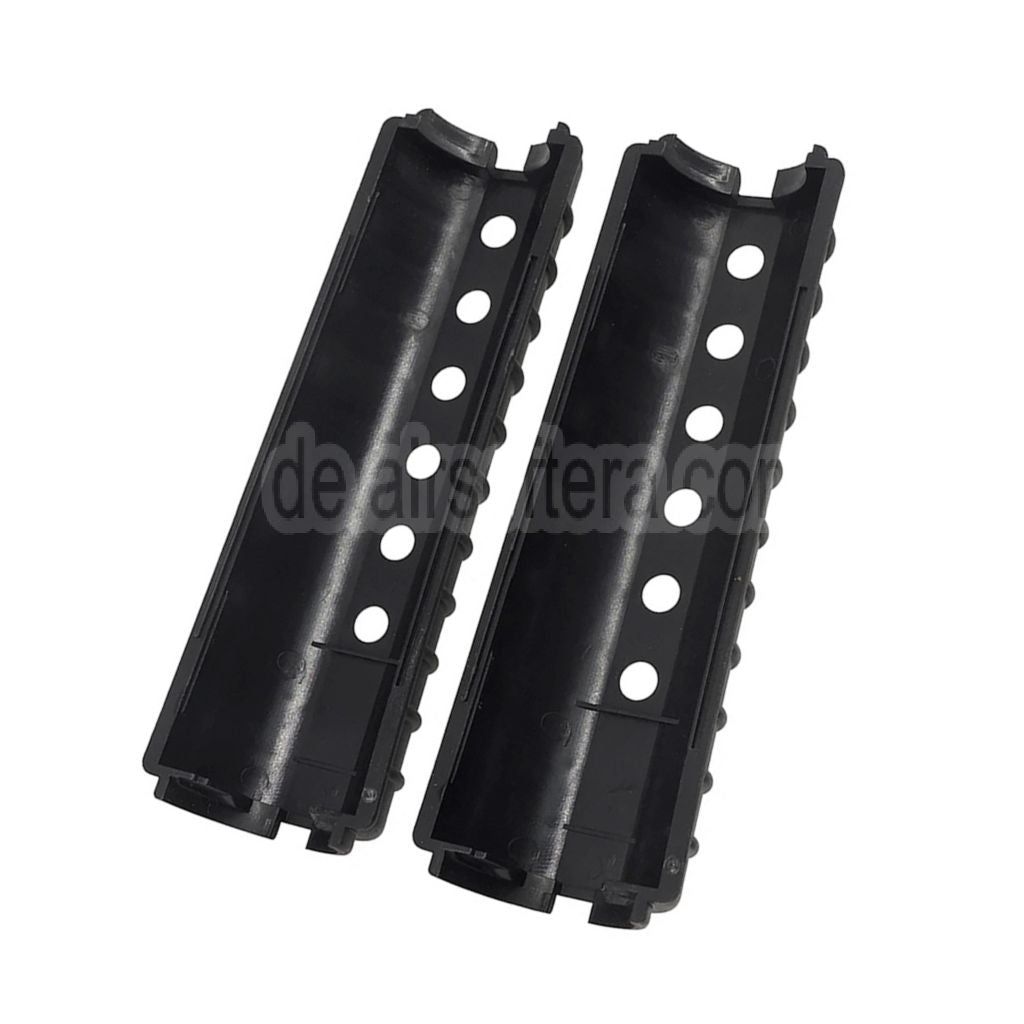 AirsoftEra 155mm M733 Stil Plastik Handschutz Geeignet für CYMA E&C Tokyo Marui M4 M16 Serie AEG Gewehre Schwarz