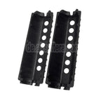 AirsoftEra 156mm Plastik Handschutz Geeignet für CYMA E&C Tokyo Marui M4 M16 Serie AEG Gewehre Schwarz