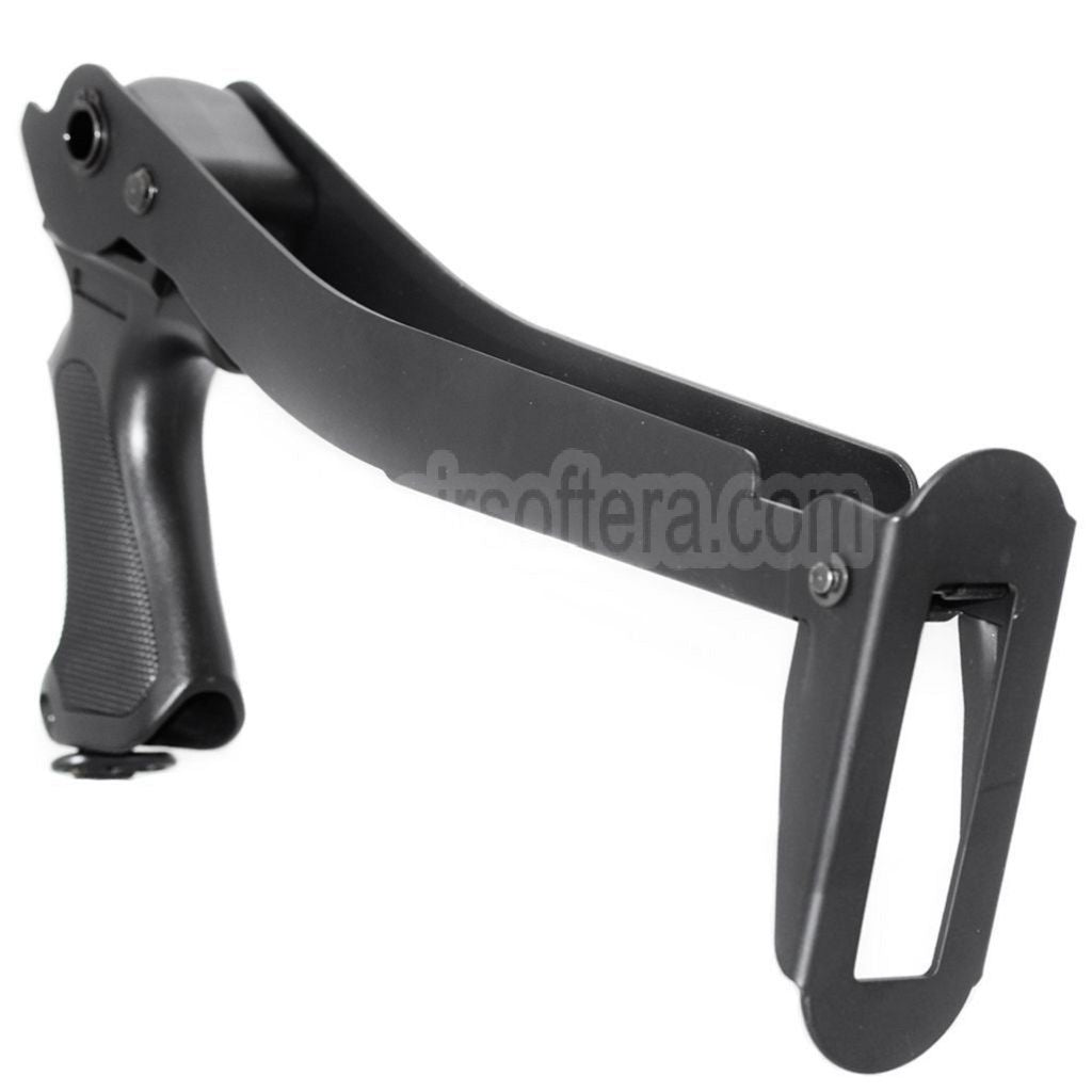 CYMA Metall Klappschaft mit Plastikgriff Geeignet für CYMA M870 Serie Schrotflinte Airsoft Schwarz