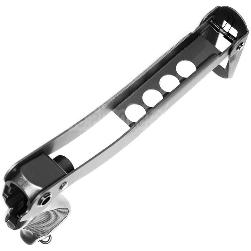 CYMA Metall Klappschaft mit Plastikgriff Geeignet für CYMA M870 Serie Schrotflinte Airsoft Schwarz