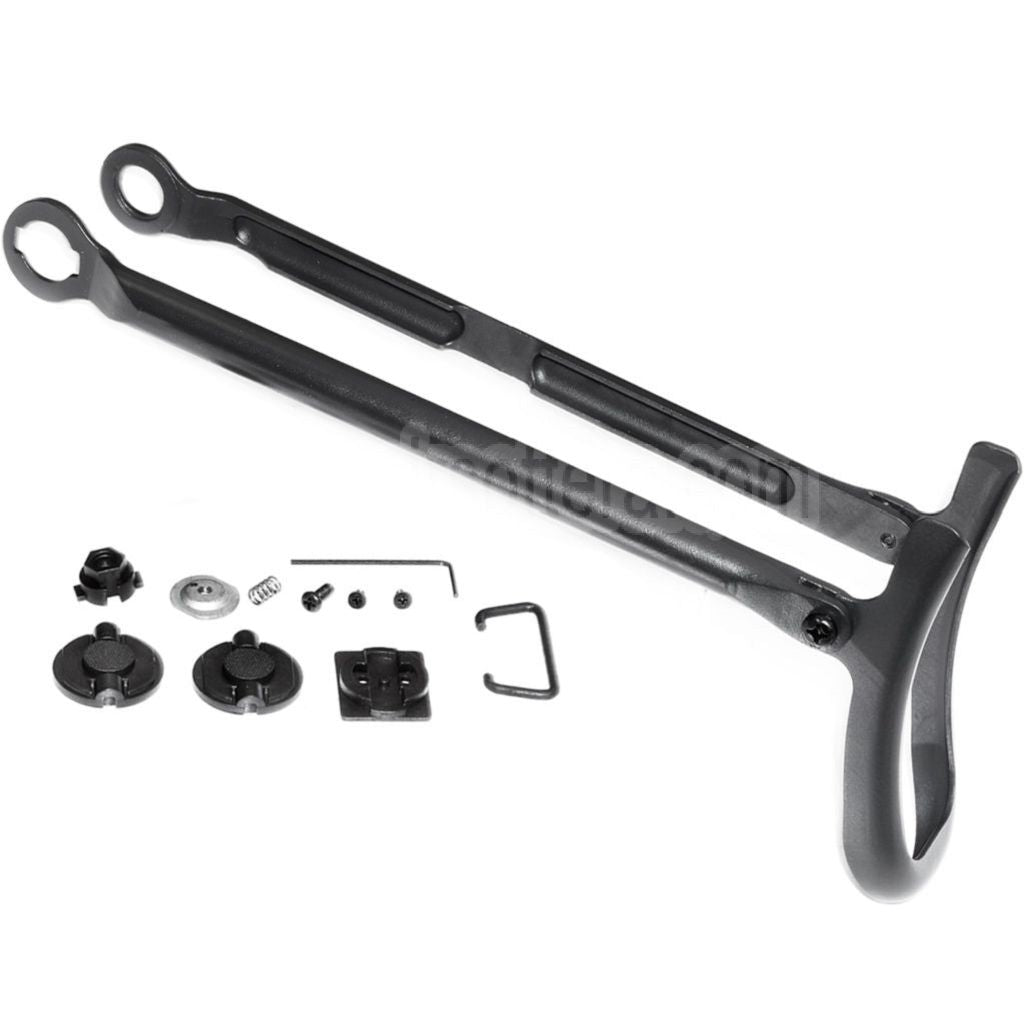 CYMA Bulgarian Stil Metall Unterklappbarer Gewehrschaft Geeignet für CYMA CM028S AK47S VFC G&G Classic Army ICS SRC Jing Gong JG Echo1 Matrix AK Beta AEG Gewehre Airsoft Schwarz