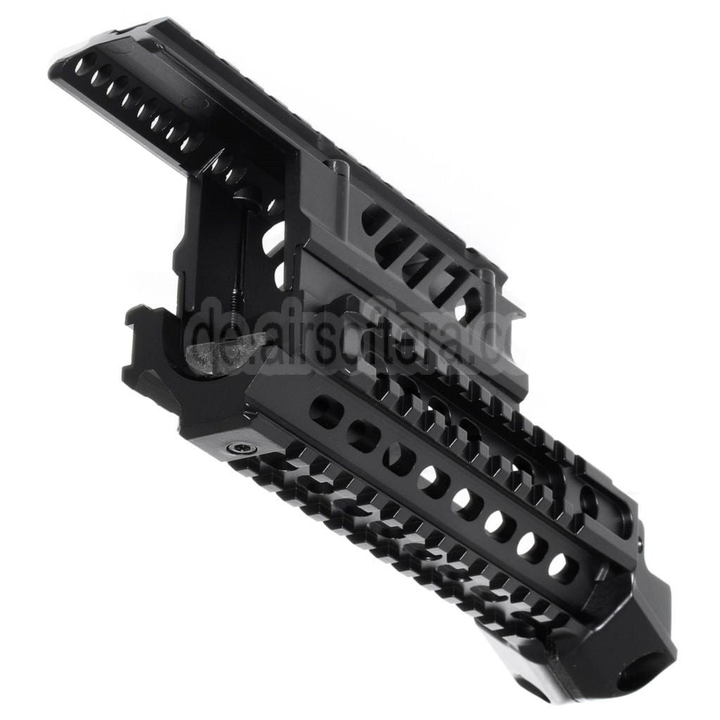 CYMA X47 Aluminum Obere Untere RIS RAS Handschutz Schienen System Geeignet für AK Serie AEG Gewehre Airsoft Schwarz