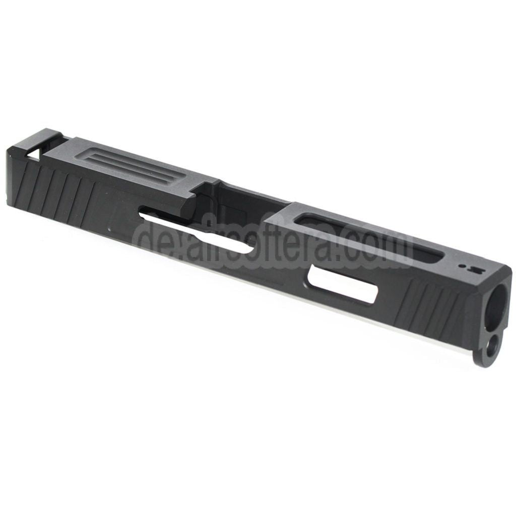 APS Aluminum Legacy Schlitten Geeignet für APS ACP / WE / Tokyo Marui G17 GBB Pistolen Airsoft Schwarz