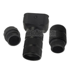 AirsoftEra Aluminium Troy Stil Modular Combat Vertikaler Griff Geeignet für 20mm Picatinny Schiene Schwarz
