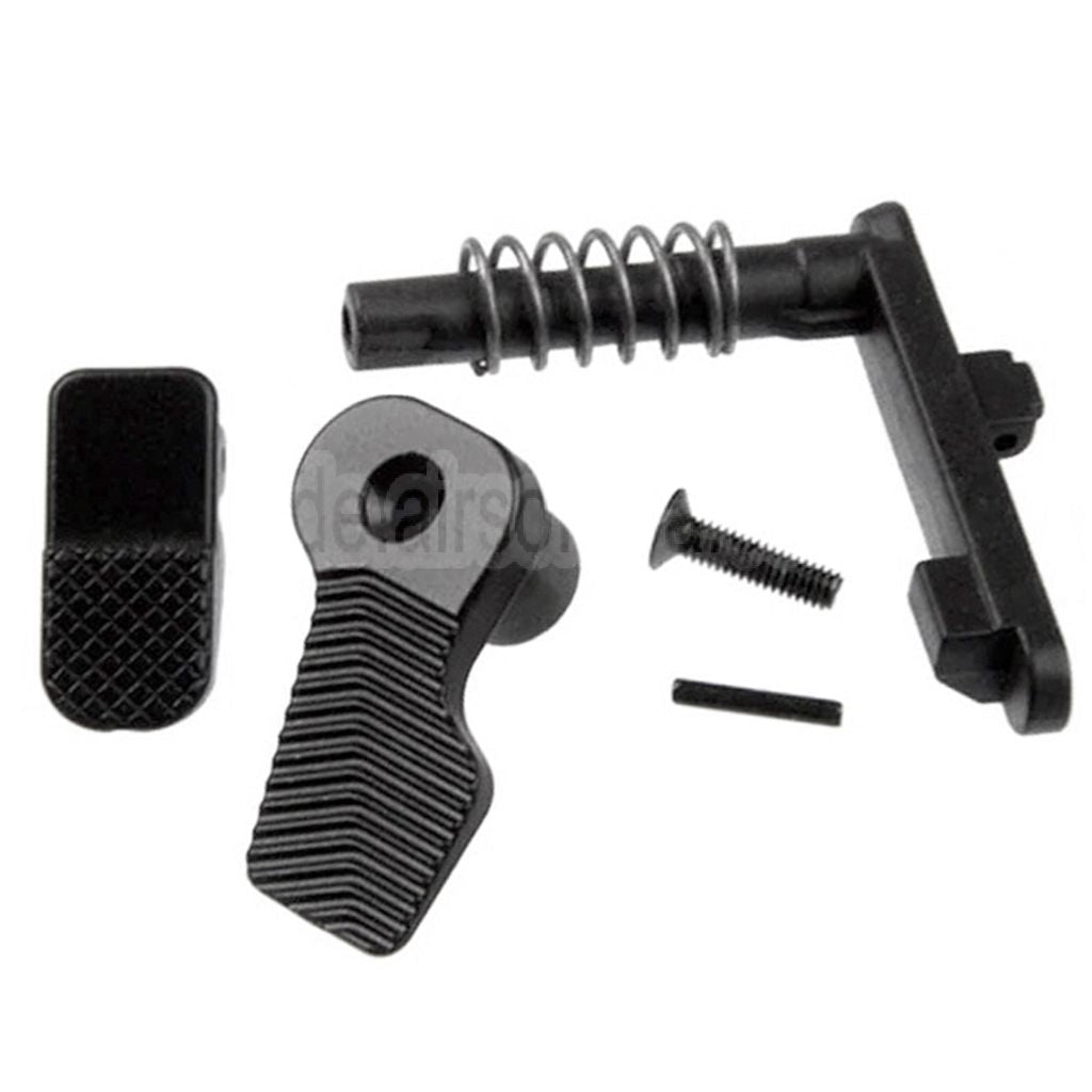 AirsoftEra Metall Ambidextrous Magazinentriegelung Geeignet für G&P CYMA D-Boys E&C VFC Tokyo Marui M4 M16 Serie AEG Gewehre Schwarz