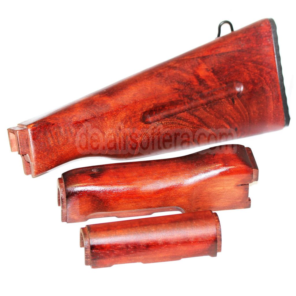 APS Handschutz und Schaftholz Kit Geeignet für APS Matrix D-Boys CYMA Golden Eagle JG Tokyo Marui AK74 Serie AEG Gewehre Airsoft