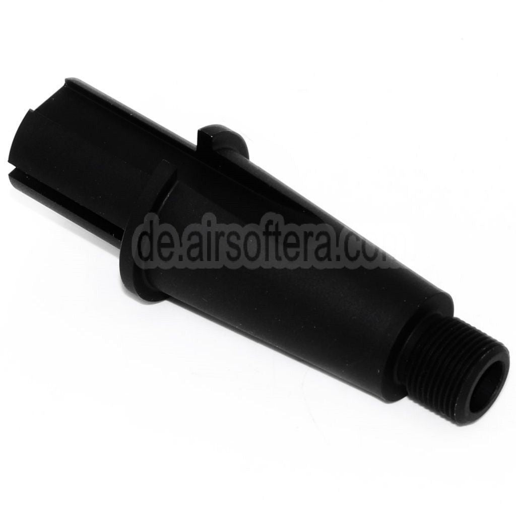 AirsoftEra 2.75/3.35 Zoll 71mm/85mm Aluminium Kurzer Äußeres Lauf Verbindungsrohr -14mm CCW Gegen den Uhrzeigersinn AEG Gewehre