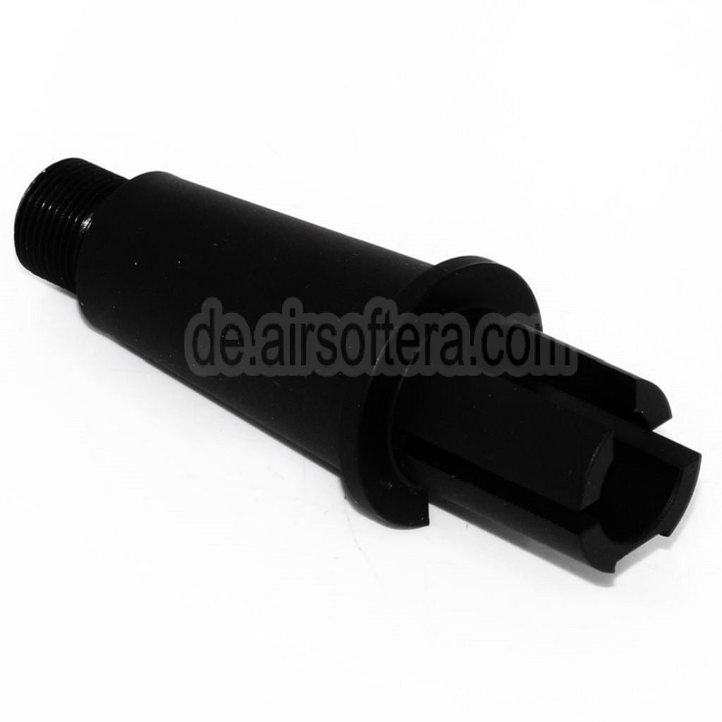 AirsoftEra 2.75/3.35 Zoll 71mm/85mm Aluminium Kurzer Äußeres Lauf Verbindungsrohr -14mm CCW Gegen den Uhrzeigersinn AEG Gewehre