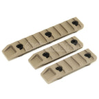 AirsoftEra 3pcs 67mm/67mm/102mm UXR4 Keymod Schienenset Tan