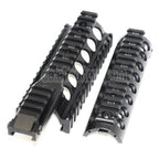 AirsoftEra 210mm CNC Aluminum RAS Keymod Handschutz Schienen System Geeignet für Tokyo Marui WA M4 M16 Serie Gewehre Schwarz