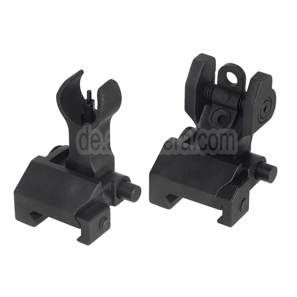 AirsoftEra Metall Schlacht Korn Kimme Geeignet für 20mm Picatinny Schiene Gewehre