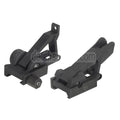 AirsoftEra Metall Mangone Hochklappen Korn Kimme Geeignet für 20mm Picatinny Schiene Gewehre