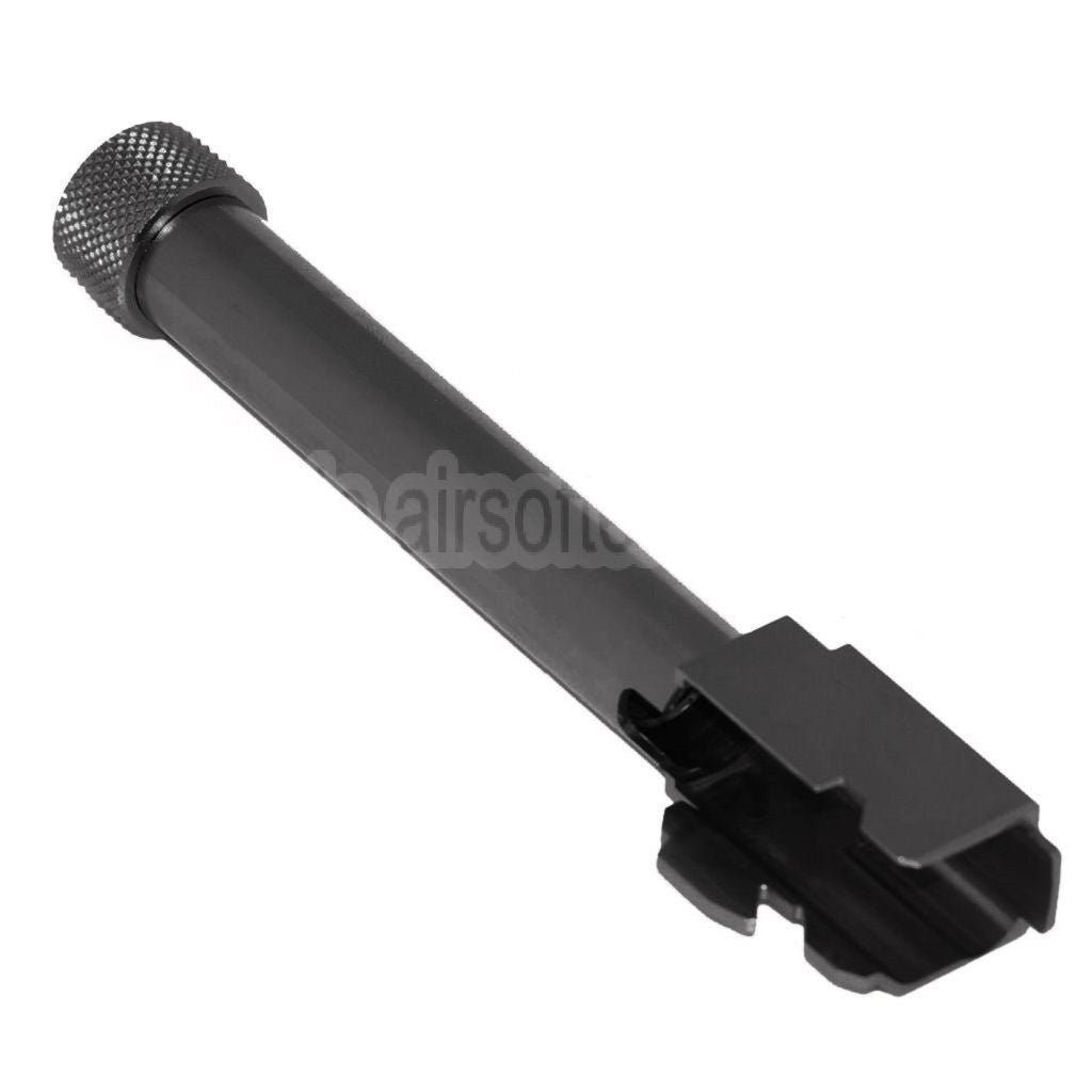 5KU CNC Aluminum Außen Lauf Typ 1 mit -14mm CCW Gewindeabdeckung gegen den Uhrzeigersinn Geeignet für Tokyo Marui G17 GBB Pistolen Airsoft
