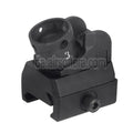 AirsoftEra Metall HK416 Combat Kimme Geeignet für 20mm Picatinny Schiene Gewehre