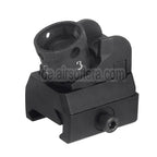AirsoftEra Metall HK416 Combat Kimme Geeignet für 20mm Picatinny Schiene Gewehre