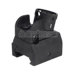 AirsoftEra Metall HK416 Combat Kimme Geeignet für 20mm Picatinny Schiene Gewehre