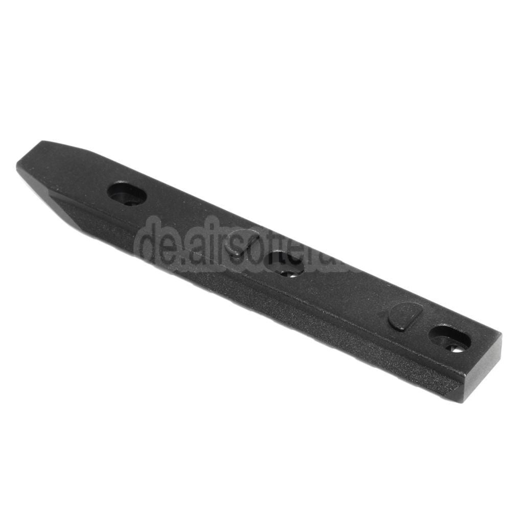 AirsoftEra 115mm 9-Slots Schienenpaneel Geeignet für URX RAS Handschutzsystem Schwarz