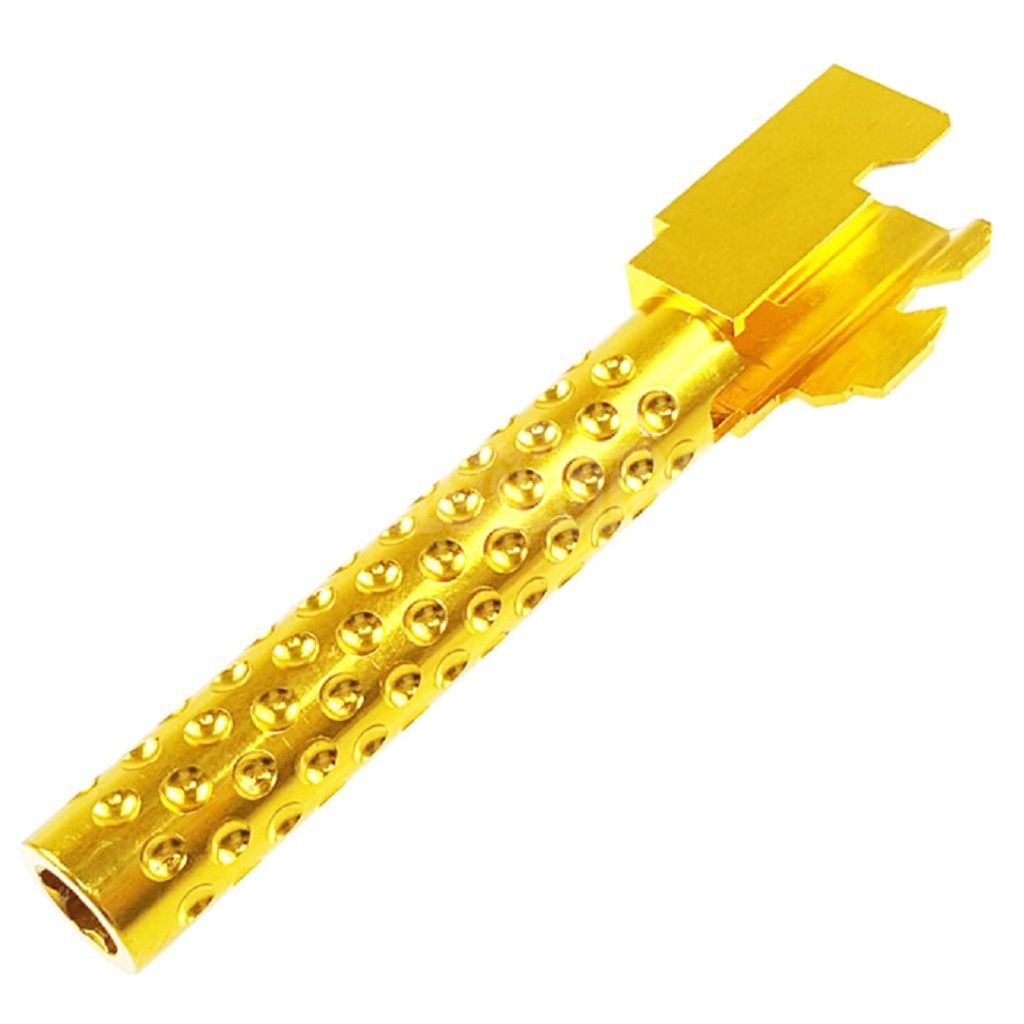5KU CNC Aluminum Außen Lauf Typ 3 Geeignet für Tokyo Marui G17 Serie GBB Pistolen Airsoft Gold