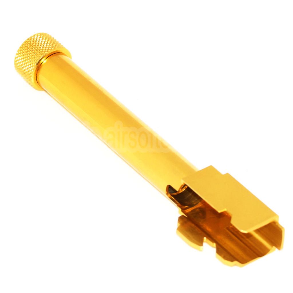 5KU CNC Aluminum Außen Lauf Typ 1 mit -14mm CCW Gewindeabdeckung gegen den Uhrzeigersinn Geeignet für Tokyo Marui G17 GBB Pistolen Airsoft