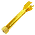 5KU CNC Aluminum Außen Lauf Typ 2 mit -14mm CCW Gewindeabdeckung gegen den Uhrzeigersinn Geeignet für Tokyo Marui G17 GBB Pistolen Airsoft Gold