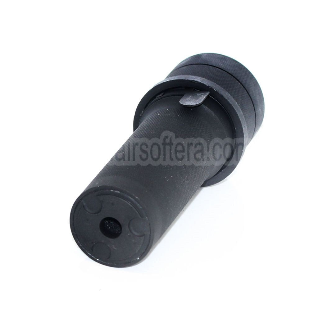 5KU PBS-1 Mini Schalldämpfer Geeignet für -14mm CCW Gegen den Uhrzeigersinn Lauf AK Serie Gewehre Airsoft Schwarz