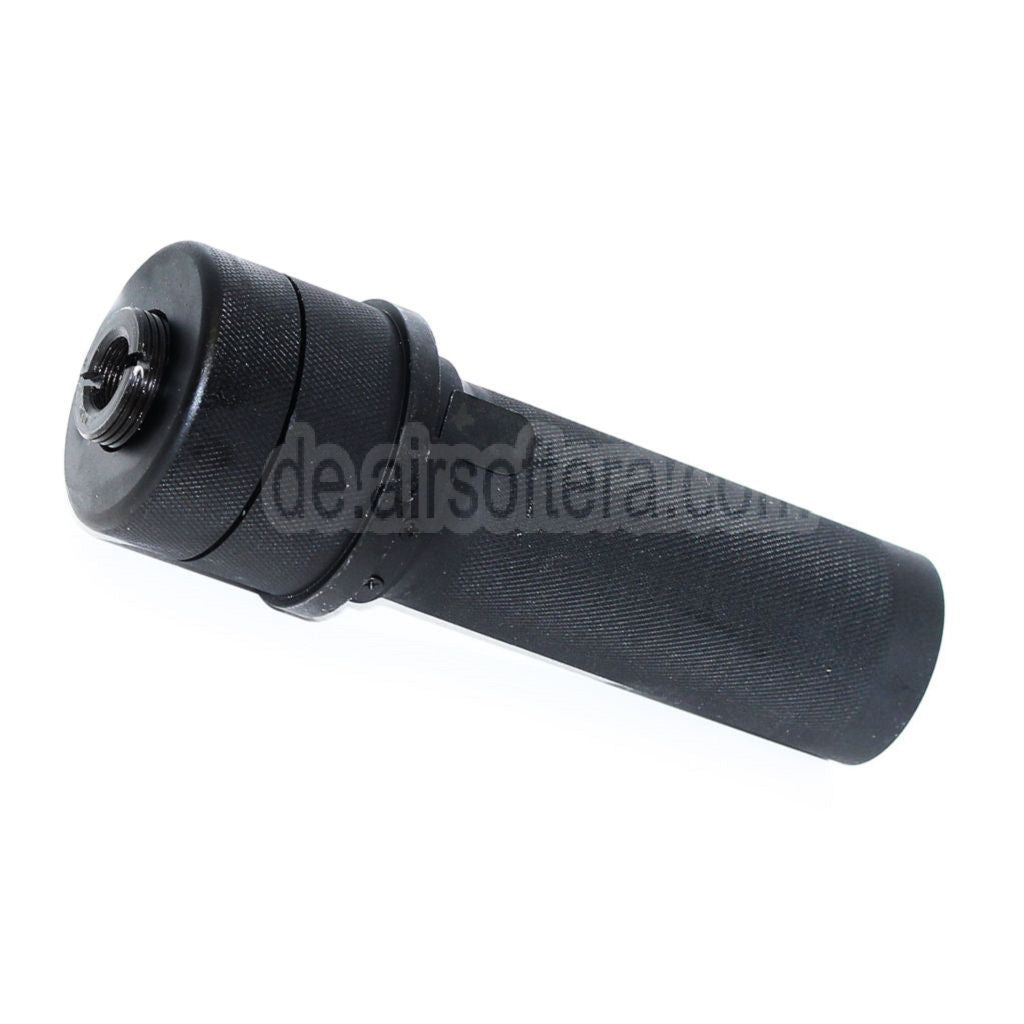 5KU PBS-1 Mini Schalldämpfer Geeignet für -14mm CCW Gegen den Uhrzeigersinn Lauf AK Serie Gewehre Airsoft Schwarz