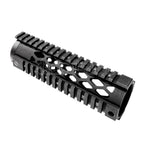 5KU Diamond Serie Karabiner RAS Handschutz Schienen System Geeignet für M4 M16 Serie AEG GBB Gewehre Airsoft Schwarz
