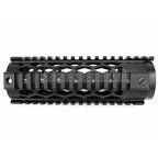 5KU Diamond Serie Karabiner RAS Handschutz Schienen System Geeignet für M4 M16 Serie AEG GBB Gewehre Airsoft Schwarz