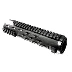 5KU 236mm TJ Competition Serie Handschutz Schienen System (Carbine CUTOUT) Geeignet für Tokyo Marui M4 M16 AEG Gewehre Airsoft Schwarz
