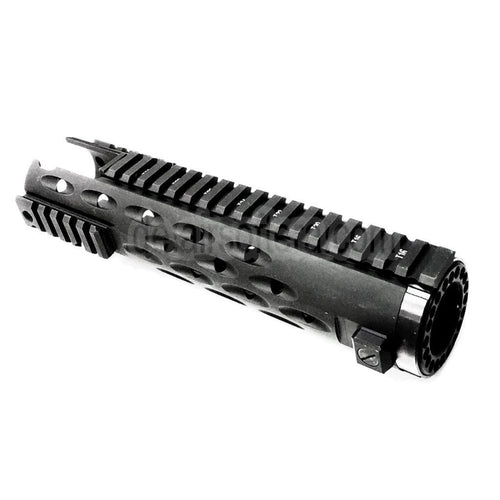 5KU 236mm TJ Competition Serie Handschutz Schienen System (Carbine CUTOUT) Geeignet für Tokyo Marui M4 M16 AEG Gewehre Airsoft Schwarz