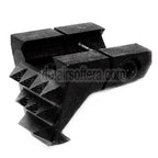 5KU Metall Schlag Handstopper mit hinterem Haken Geeignet für jede 20mm Picatinny Schiene Schwarz