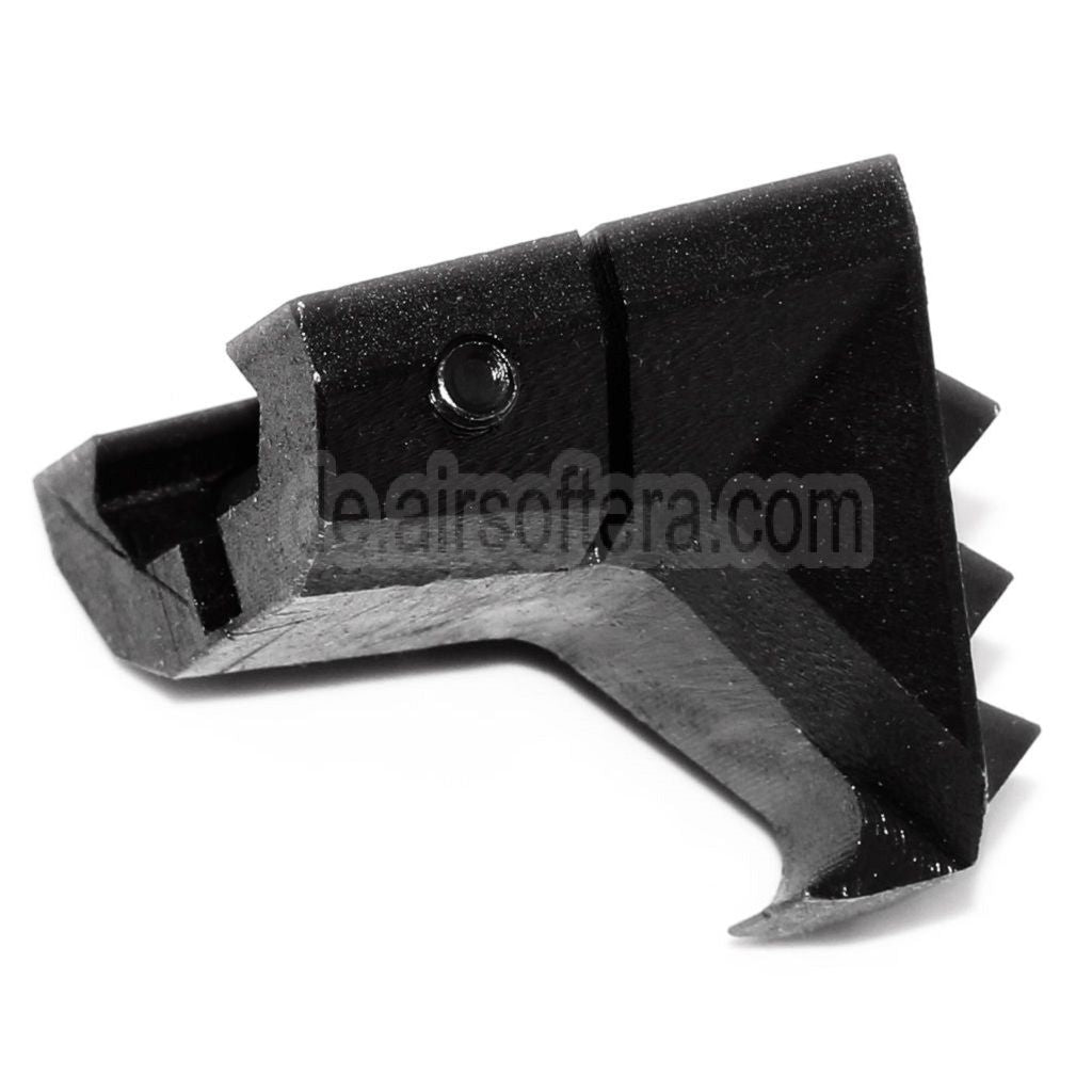 5KU Metall Schlag Handstopper mit hinterem Haken Geeignet für jede 20mm Picatinny Schiene Schwarz