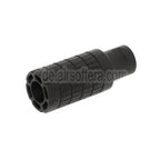 5KU 5KU Linear Compensator Mündungsfeuerdämpfer GEN-II Geeignet für -14mm CCW Gegen den Uhrzeigersinn Lauf Gewehre Airsoft Schwarz
