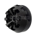 5KU Aluminum Cookie Cutter Comp Mündungsfeuerdämpfer Typ-2 Geeignet für -14mm CCW Gegen den Uhrzeigersinn Lauf Gewehre Airsoft Schwarz