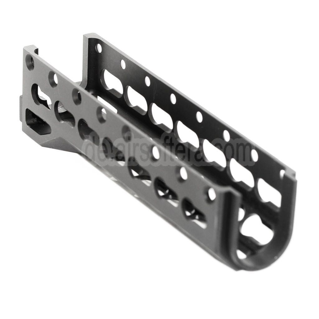 5KU 155mm Alfa Untere Handschutz Schienen System Geeignet für GHK LCT INOKASU D-BOYS Tokyo Marui AK Serie AEG Gewehre Airsoft Schwarz