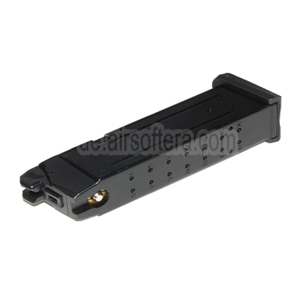 APS 23rd Top Gas Turbo Magazin Geeignet für G17 G18C G34 G35 G-Serie GBB Pistolen Airsoft Schwarz