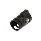 5KU Aluminum CAGE Blast Diverter Mündungsfeuerdämpfer Geeignet für -14mm CCW Gegen den Uhrzeigersinn Lauf Gewehre Airsoft Schwarz